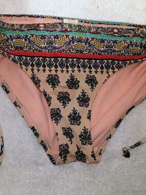 Daniel Cremieux Pink Floral Print Bikini Bottoms